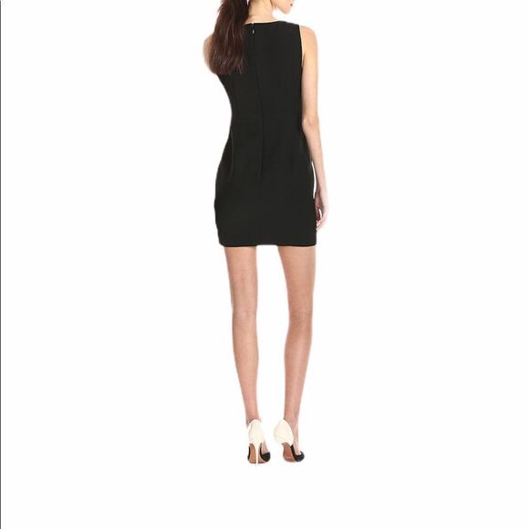 BCBGMAXAZRIA Jesica Contrast Folded Dress Sz 8 - Picture 2 of 10